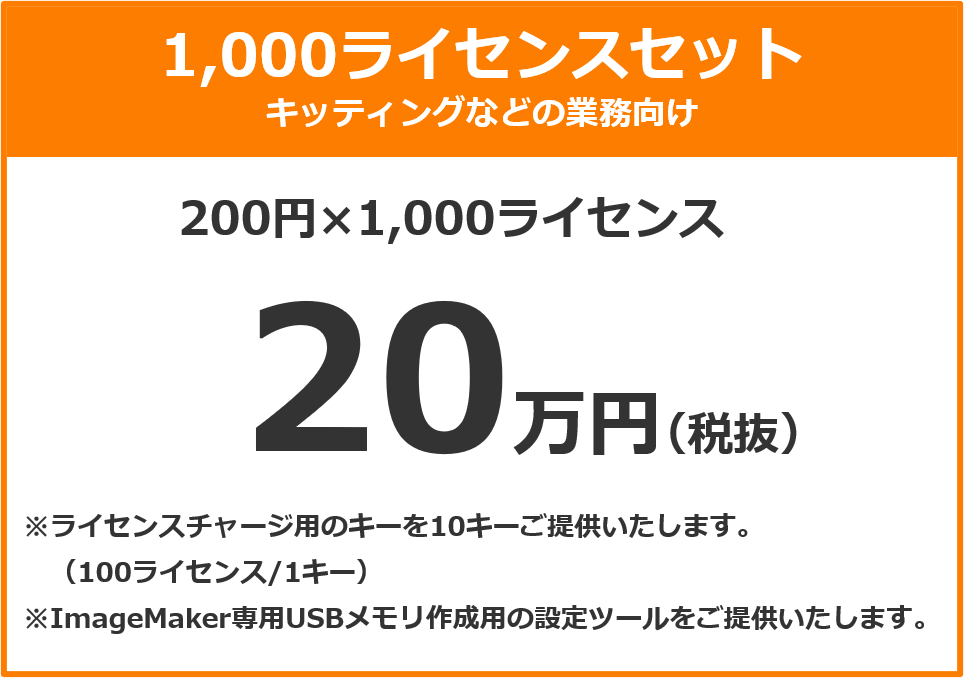 1000ライセンスセット